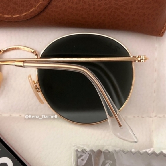 Ray-Ban Round Metal RB3447 Green Lens New - Picture 5 of 13